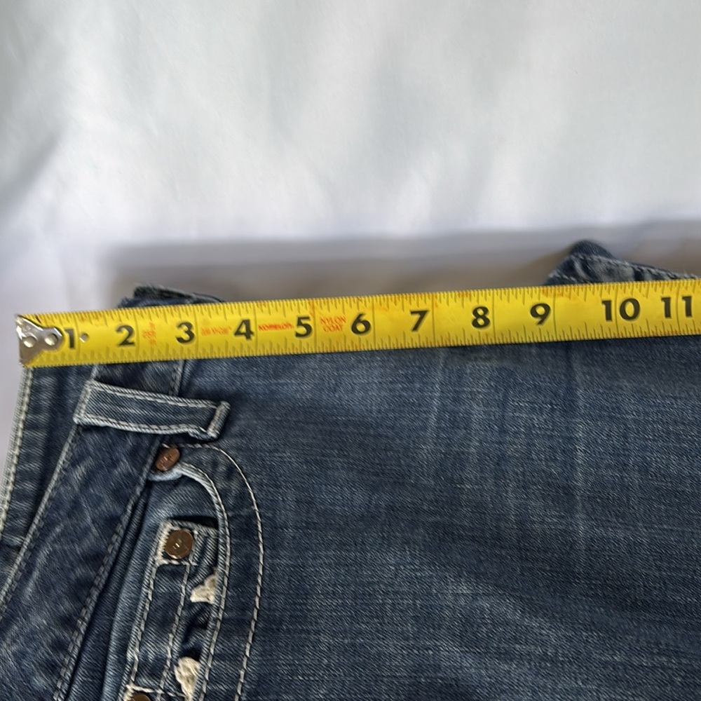 Slightly Worn Authentic True Religion Women's Blue Jeans Skinny Fit  Size 31 - Picture 11 of 17